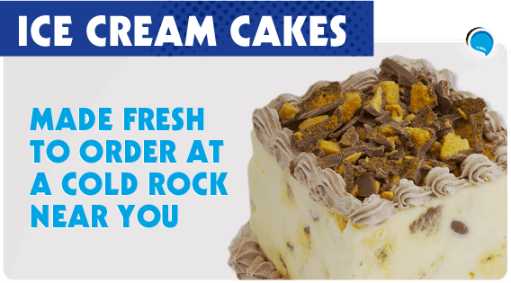 Cold Rock Ice Cream Cake