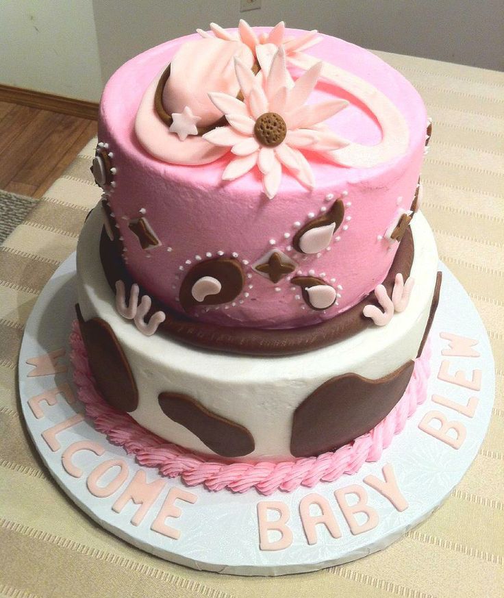 Cowgirl Baby Shower Cake