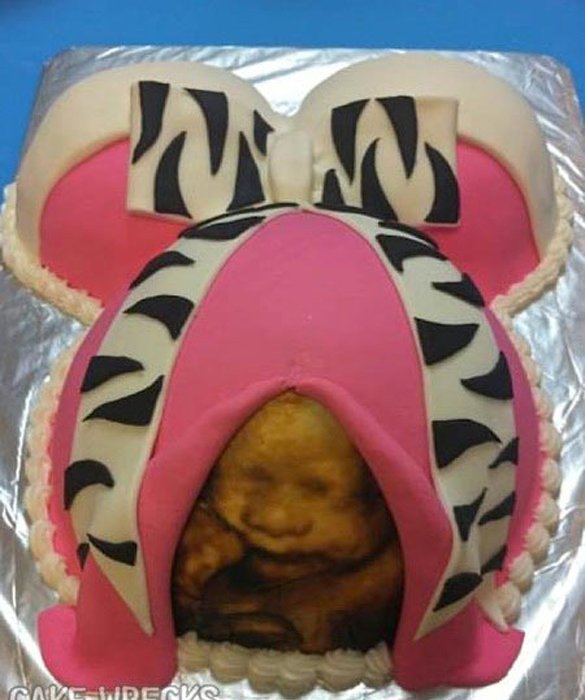 Creepy Baby Shower Cakes