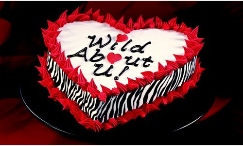 Dairy Queen Valentine Heart Cake