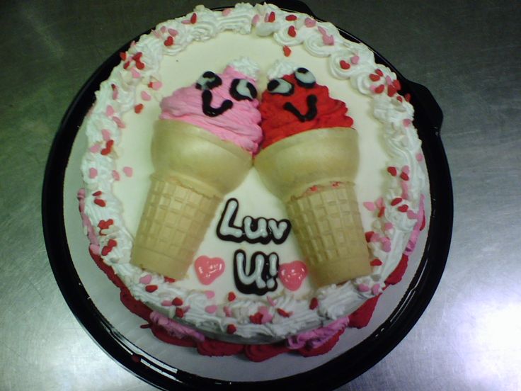 Dairy Queen Valentine Ice Cream Cakes