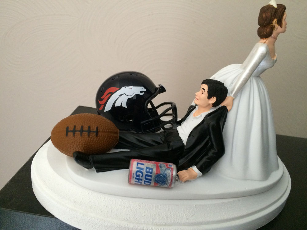 Denver Bronco Cake Topper