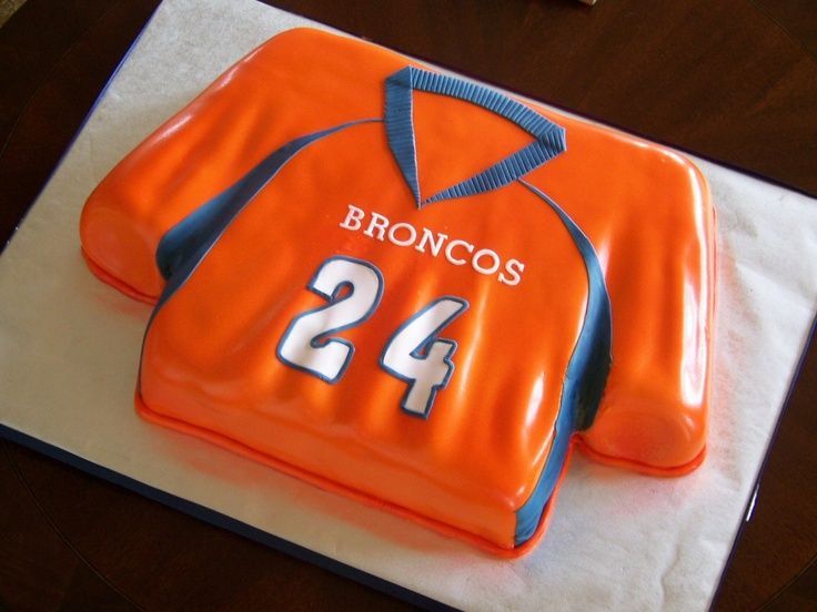 Denver Broncos Cake