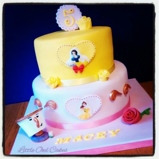 Disney Princess 2 Tier Cake