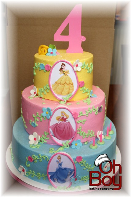 Disney Princess Birthday Cakes