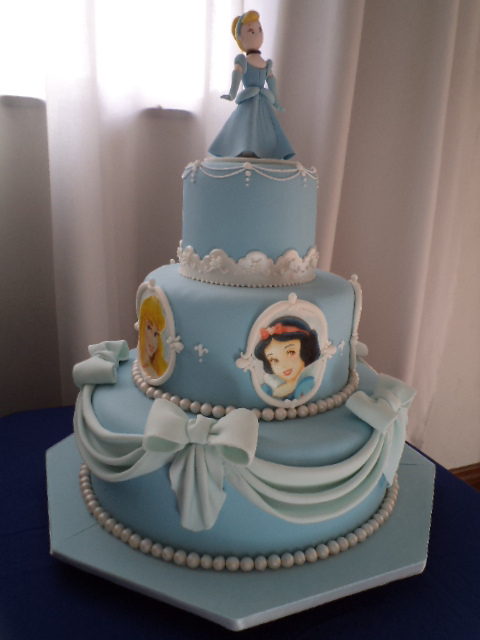 Disney Princess Cinderella Birthday Cake