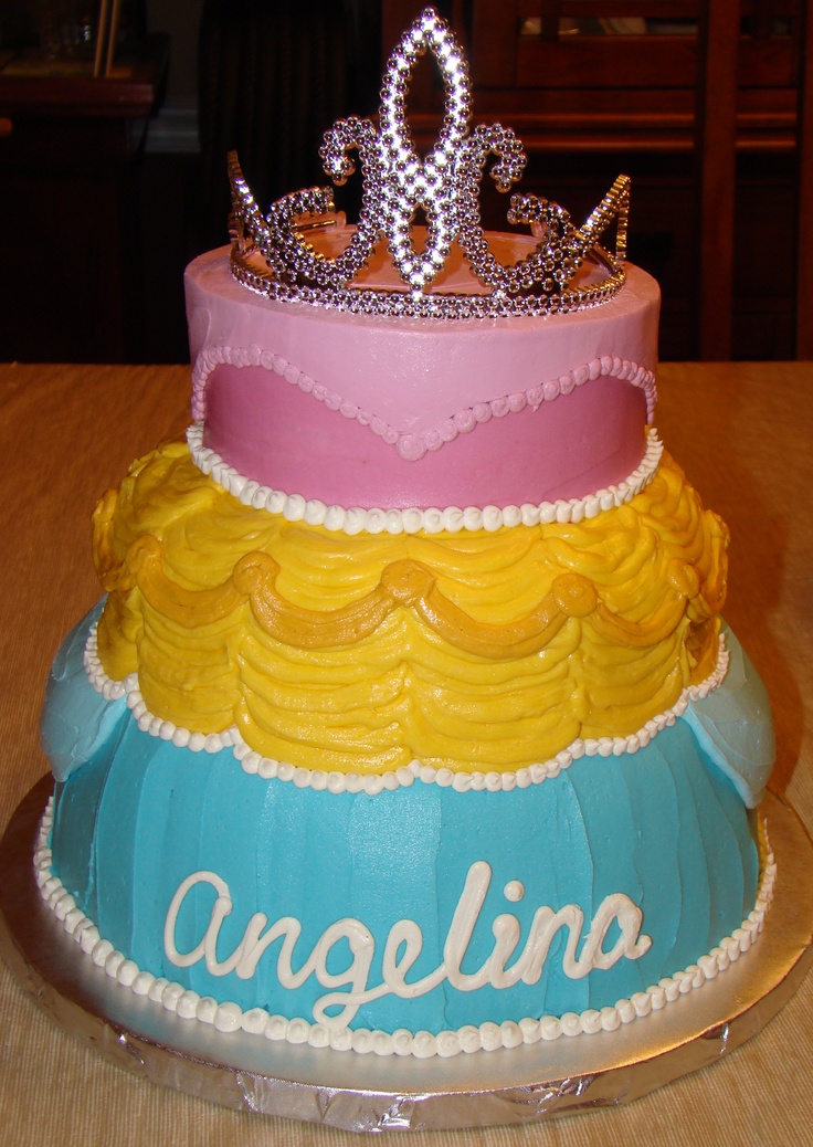 Disney Princess Tiered Cake