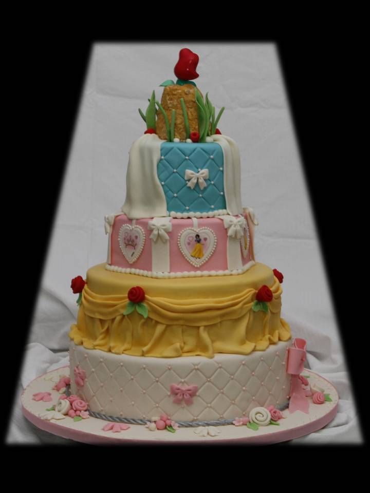 Disney Princess Tiered Cake