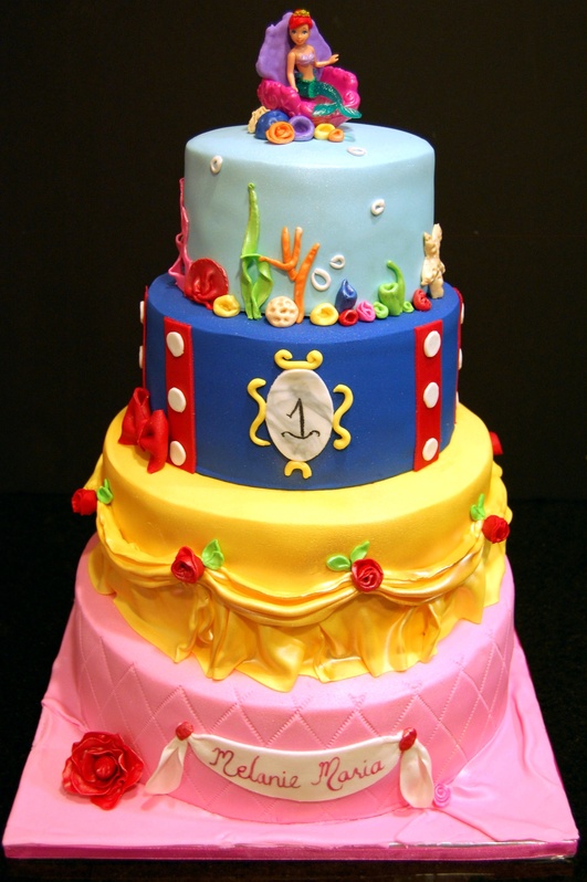 Disney Princesses Cake