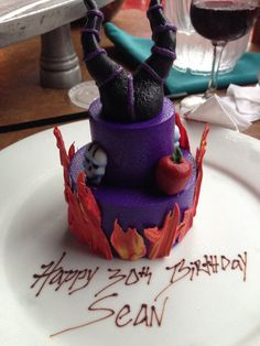 Disney Villain Birthday Cake