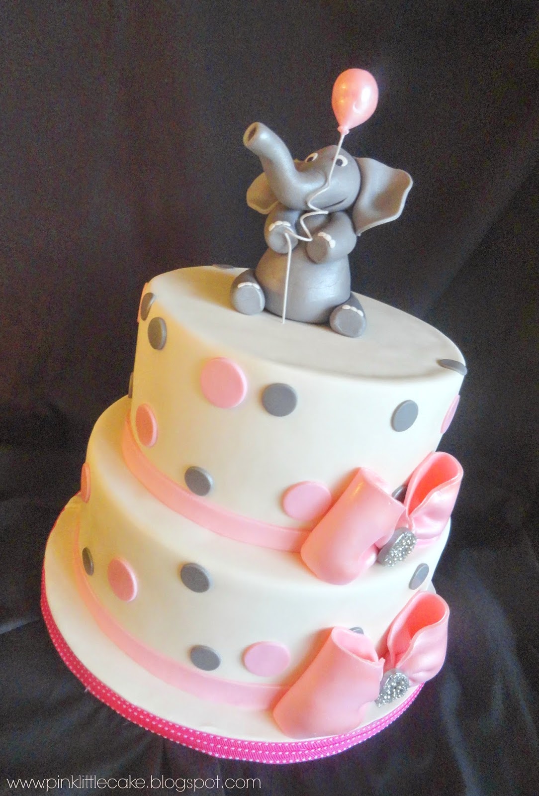 Elephant Baby Shower Cake