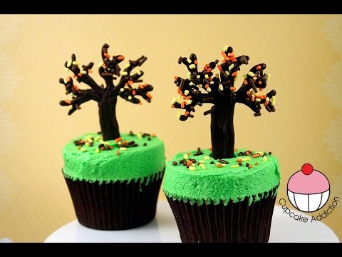 Fall Tree Cupcakes Cake