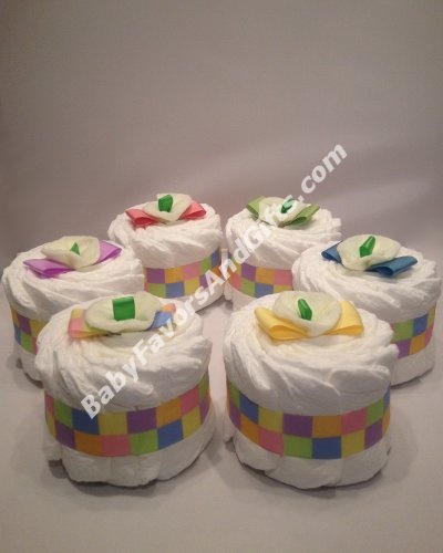 Flower Baby Shower Diaper Cake