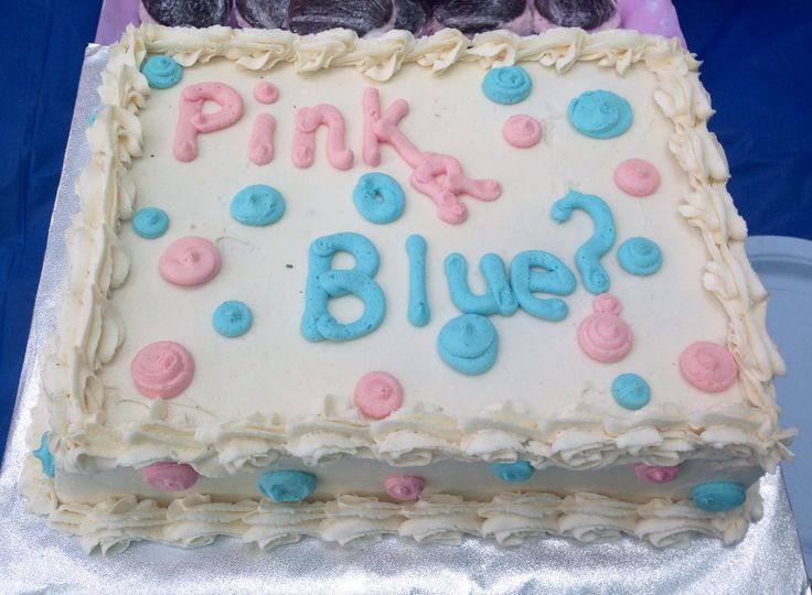 Gender Reveal Party Cakes