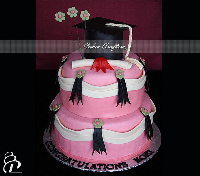 Girls Graduation Cake