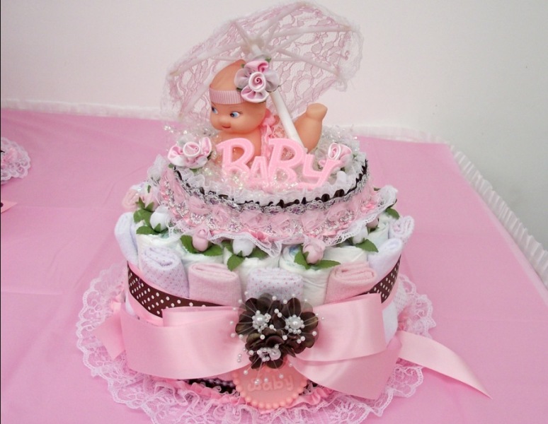 Half Sheet Baby Shower Cakes