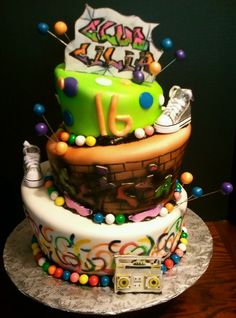 Hip Hop Birthday Cake Ideas