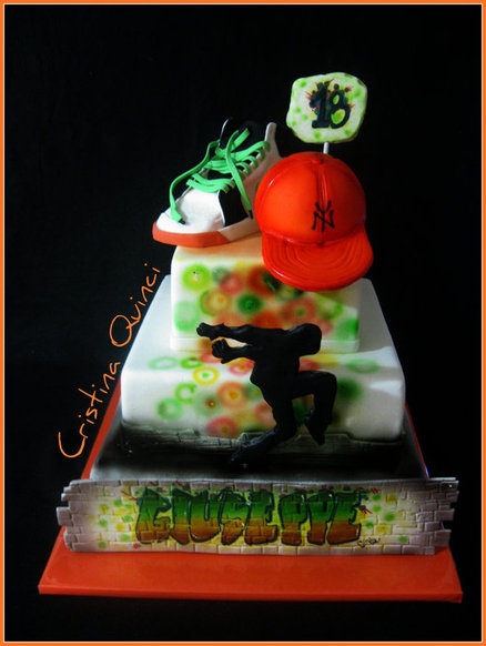 Hip Hop Birthday Cake