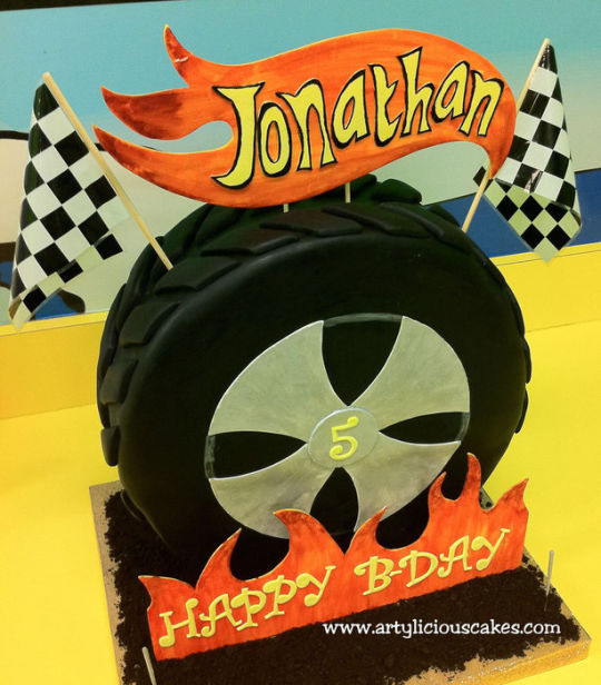 Hot Wheels Birthday Cake Theme