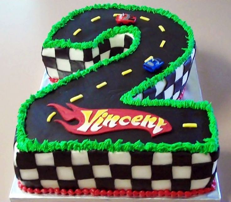 Hot Wheels Themed Birthday Cake