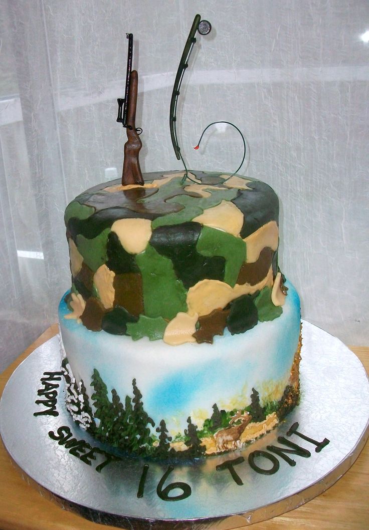 Hunting Camo Birthday Cakes Sweet 16