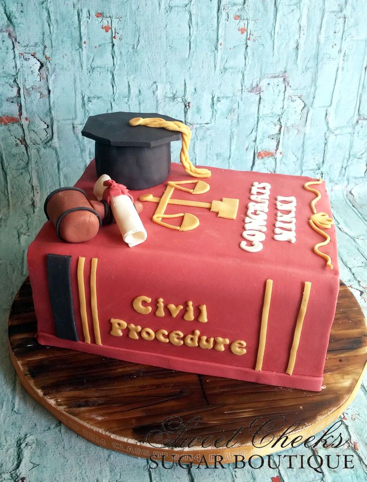 Lawyer Birthday Cake