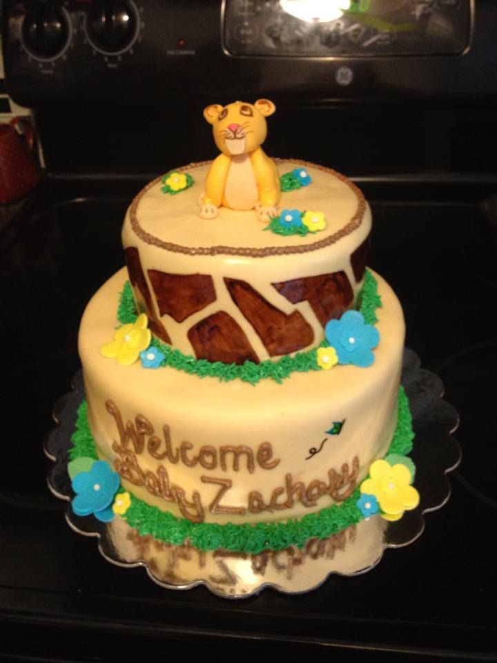 Lion King Baby Shower Cake