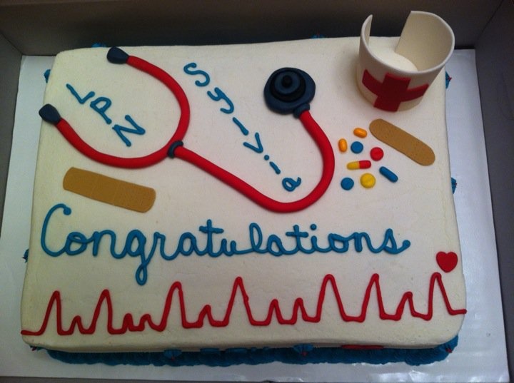 LPN Nurse Graduation Cake