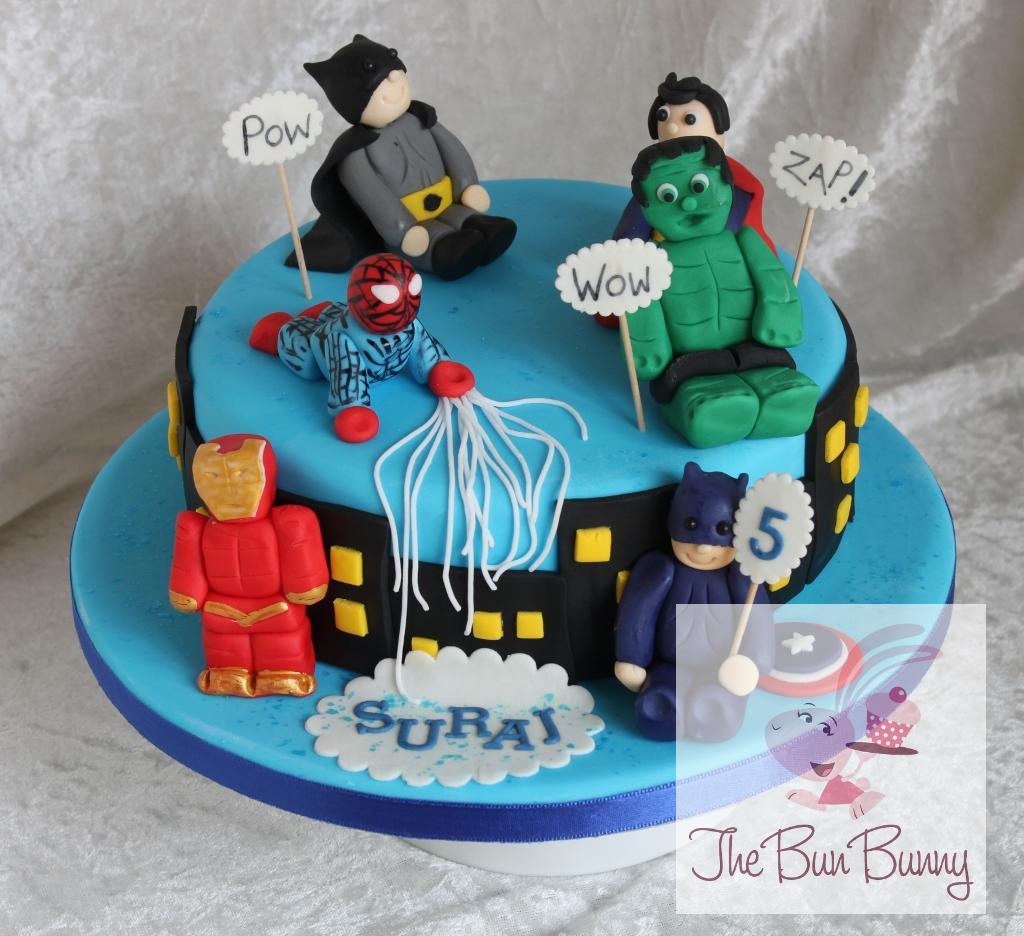 Marvel Birthday Cake