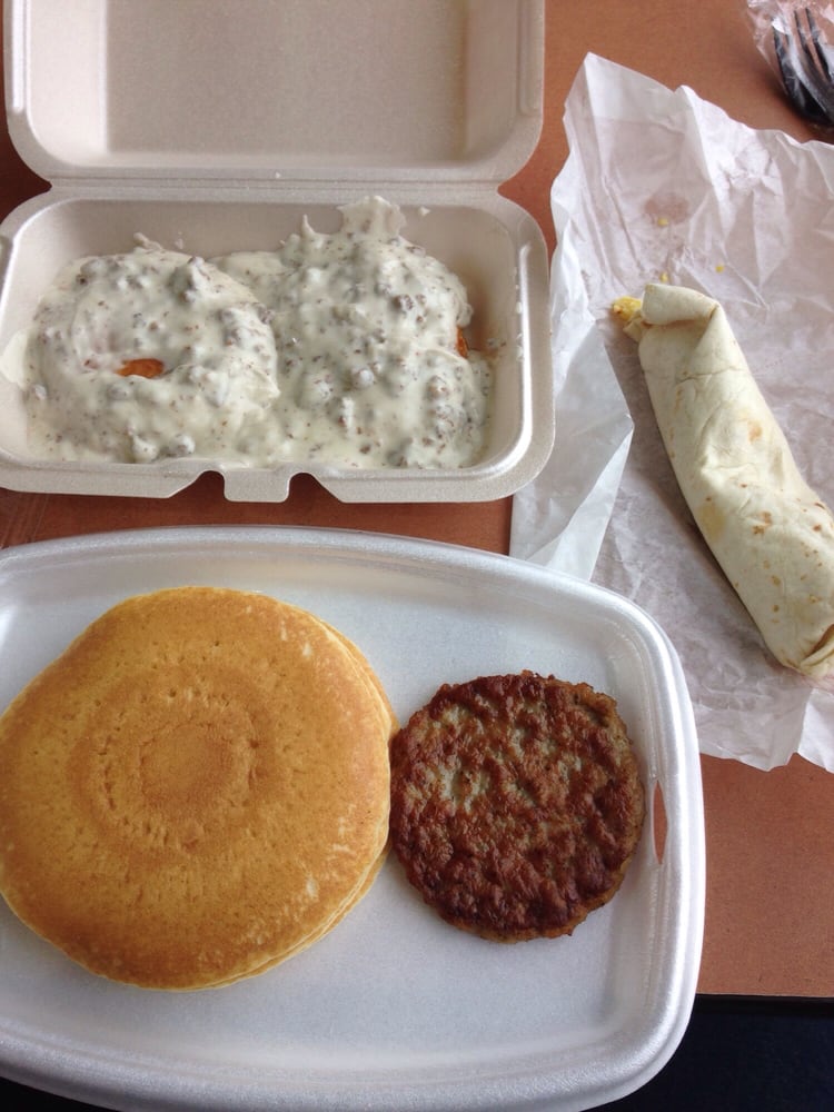 McDonald's Sausage Gravy and Biscuits