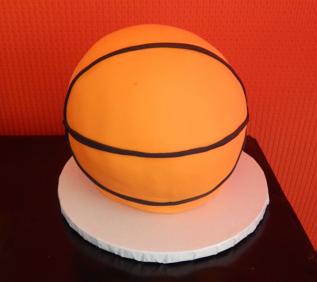 Miami Heat Basketball Cake