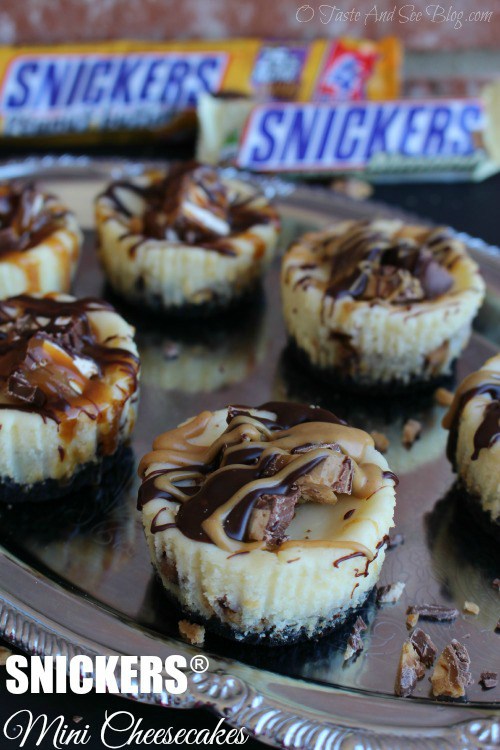 Mini Snickers Cheesecake Recipe