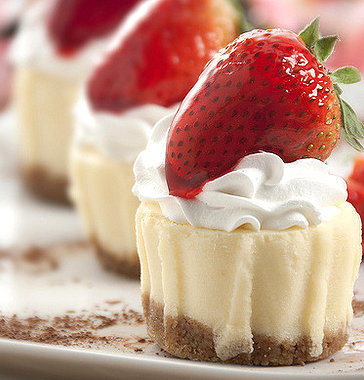 Mini Strawberry Cheesecakes