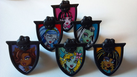 Monster High Cupcake Ring Toppers