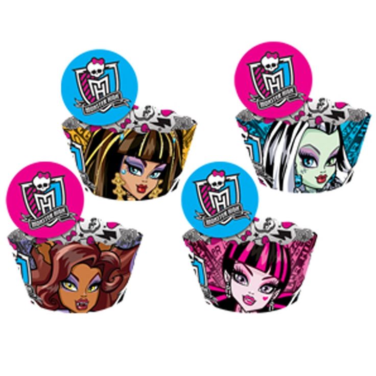 Monster High Cupcake Rings