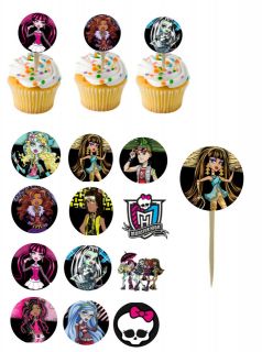 Monster High Cupcake Rings