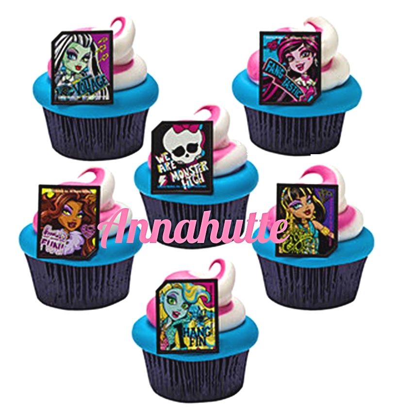 Monster High Cupcake Toppers