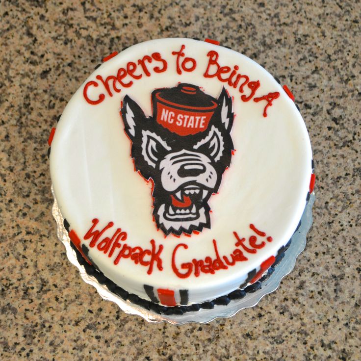 NC State Graduation Cake