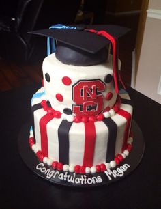 NC State Graduation Cake