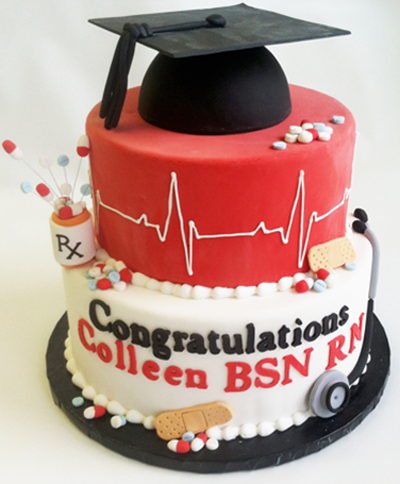 Nursing Graduation Cake