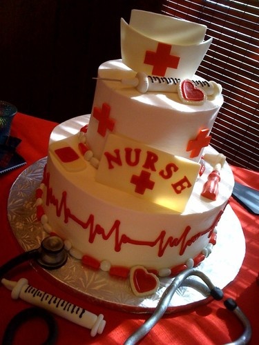 Nursing School Graduation Cake