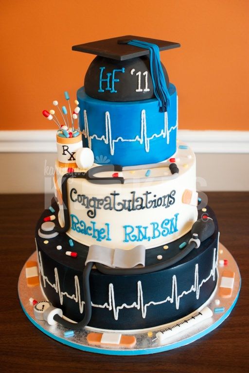 Nursing School Graduation Cake