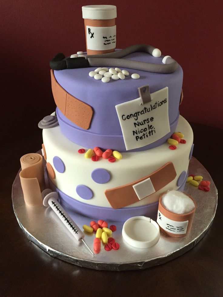 Nursing School Graduation Cake