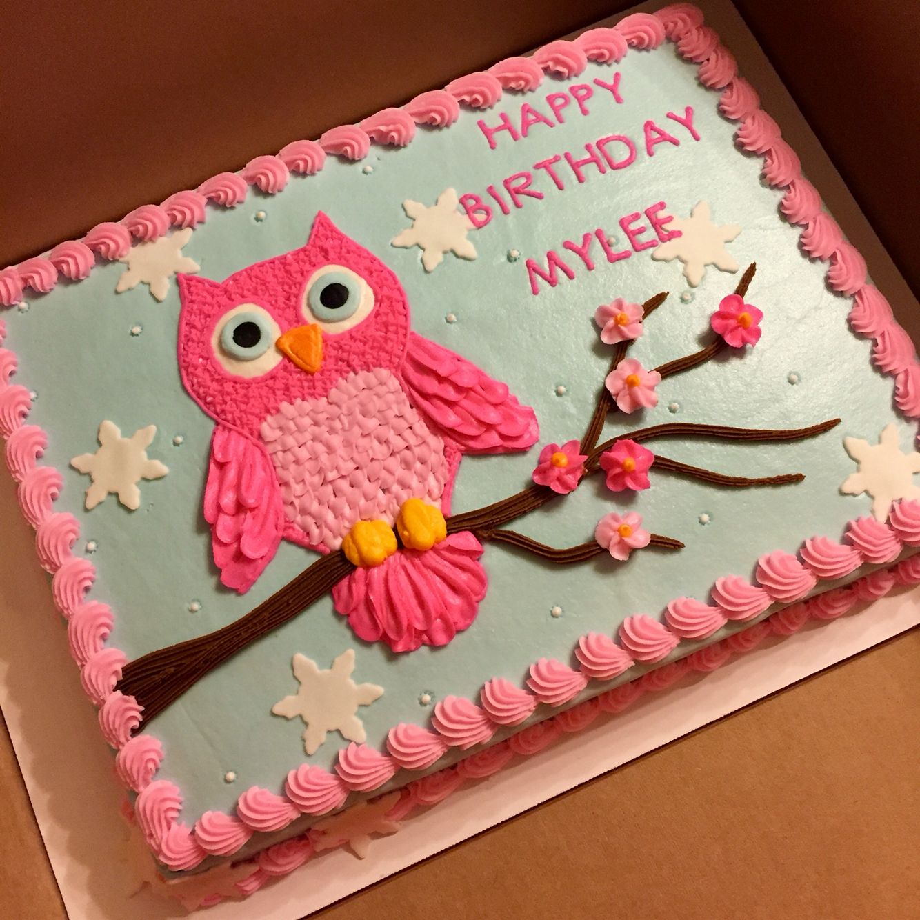 Owl Birthday Cake Ideas