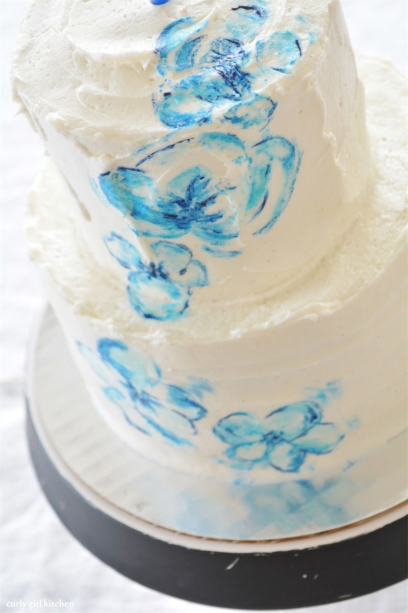 Painted Buttercream Cake