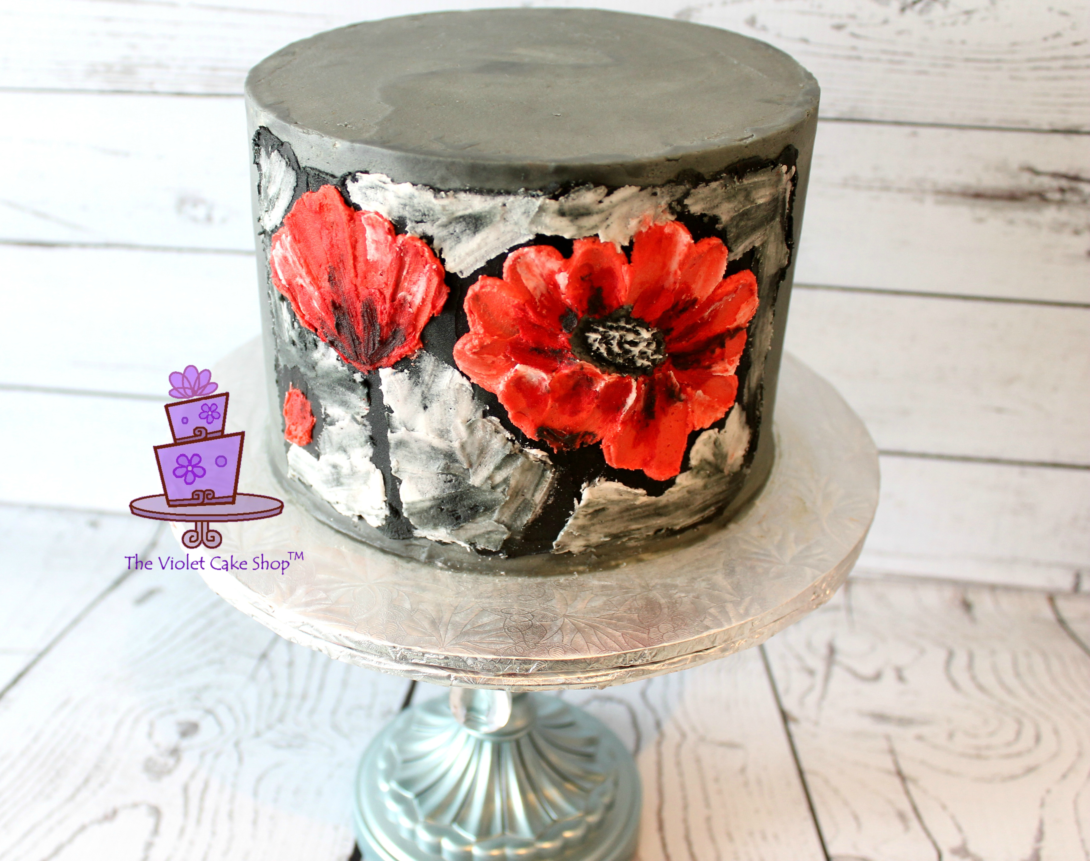 Painting On Cakes with Buttercream