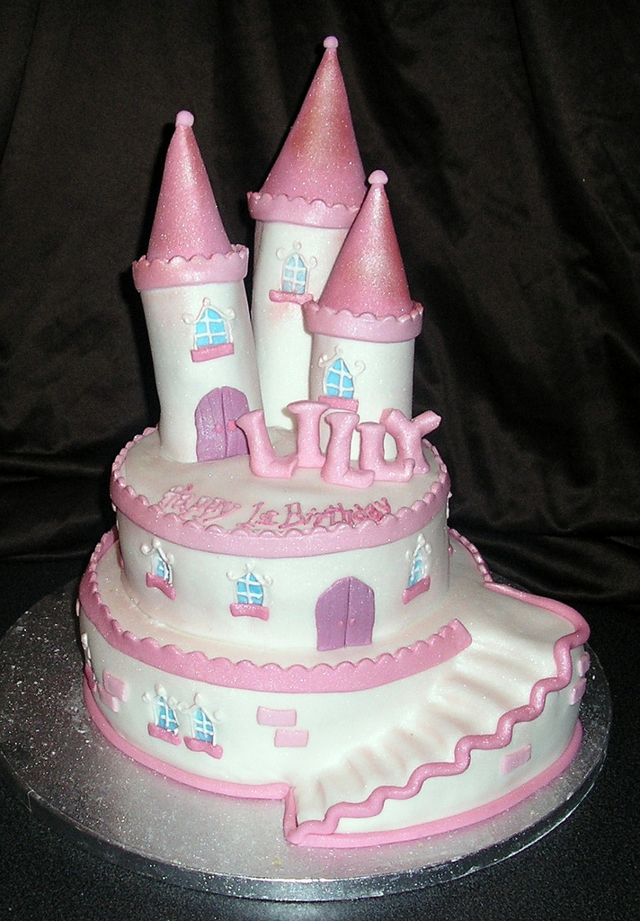 Princess Castle Birthday Cake for Girls