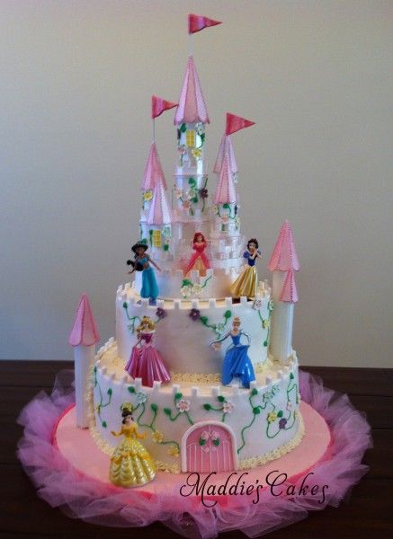 Princess Castle Birthday Cake