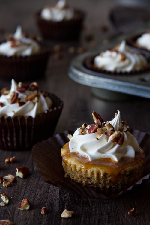 Pumpkin Cheesecake with Salted Caramel