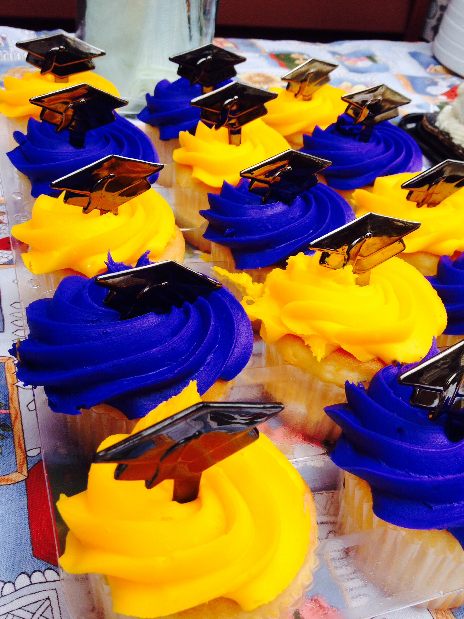 Sam's Club Graduation Cupcakes